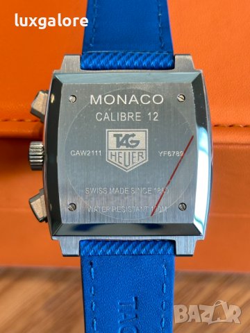 Мъжки часовник TAG Heuer Monaco Chronograph Skeleton с кварцов механизъм, снимка 7 - Мъжки - 42620795