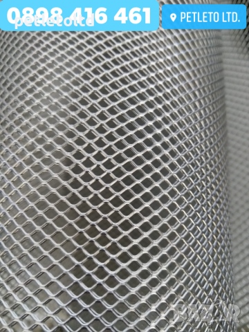 Фина мрежа поцинкована, с отвор ромб 3 мм Х 3 мм (цената е за линеен метър), снимка 1 - Аксесоари и консумативи - 23912630
