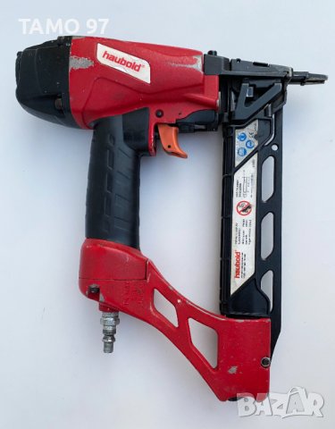 HAUBOLD PN 6040 - Професионален пневматичен такер за скоби (телбод), снимка 2 - Други инструменти - 41540834