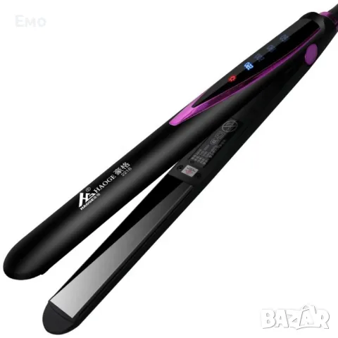 Професионална преса за изправяне на коса с турмалинови керамични плочи, снимка 4 - Преси за коса - 47870761