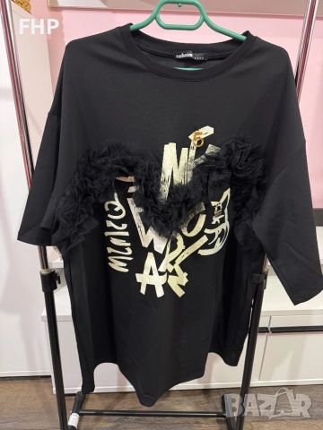 Тениска - рокля Exclusive Jeans, снимка 4 - Рокли - 51790247