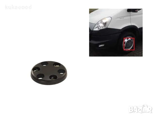Капаче за джанта на Iveco Daily MK4, снимка 3 - Аксесоари и консумативи - 47790431