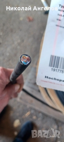 кабел 3×2.5 черен двойна изолация, снимка 2 - Други машини и части - 53600055