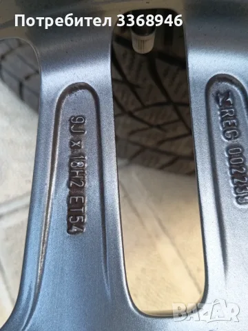 Оригинални джанти Мерцедес АМГ 18" 5х112 спорт пакет Mercedes AMG 18 5x112 с гуми, снимка 8 - Гуми и джанти - 56235199