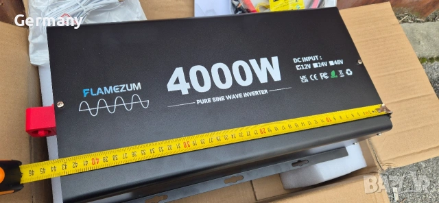 инвертор за ток 12v 220v 4000w пълна синусоида, снимка 8 - Аксесоари и консумативи - 53711873