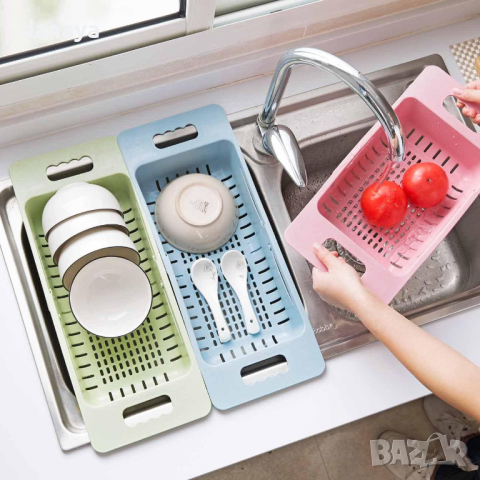 1105 Сгъваем гевгир за мивка разтегателен сушилник за плодове и зеленчуци