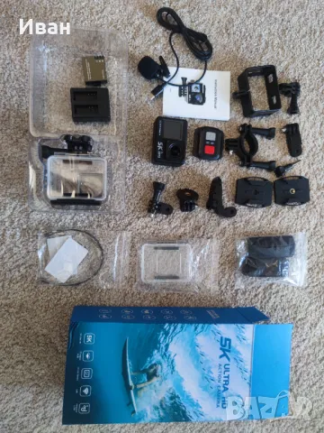 Продавам камера 5k ultra HD action camera, снимка 4 - Камери - 50343130