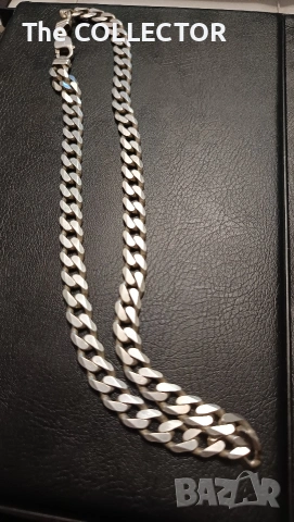 МЪЖКА СРЕБЪРНА ОГЪРЛИЦА 925 (ITALY) 🔥, снимка 2 - Колиета, медальони, синджири - 53052972