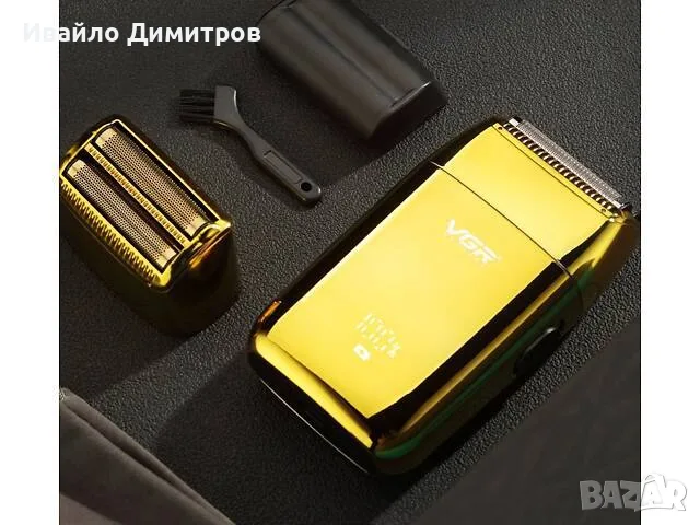 МИНИ БЕЗЖИЧНА САМОБРЪСНАЧКА VGR V-399 С LED ДИСПЛЕЙ И ДВОЙНО ОСТРИЕ, снимка 2 - Електрически самобръсначки - 56072757