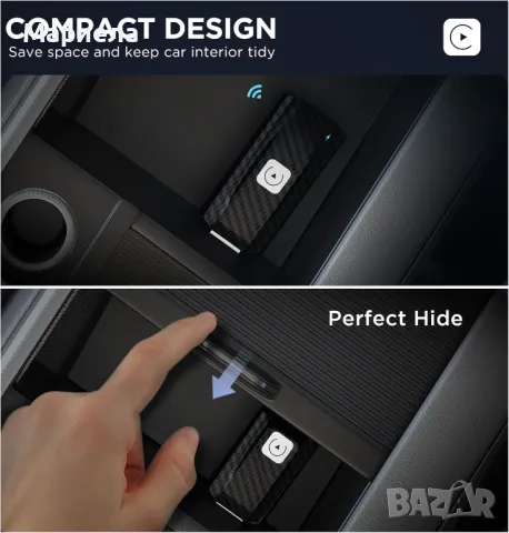 Безжичен адаптер CarPlay / За кола, снимка 10 - Аксесоари и консумативи - 49298324