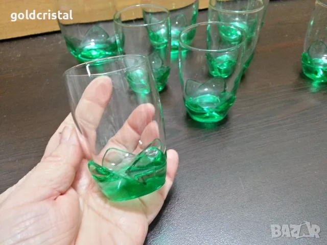 стъклени чаши Италия , снимка 5 - Антикварни и старинни предмети - 49030459
