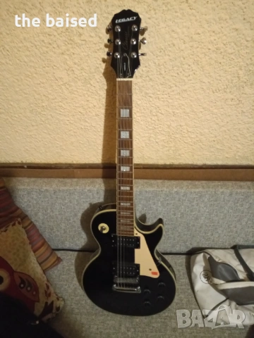 Електрическа китара Legacy emerald L.P. - EMG Hz pickups, снимка 6 - Китари - 53691071