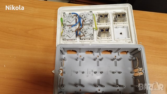 Конзоли с контакти и R&M - FTP розетки 6 и 8бр Cimabox, снимка 10 - Ключове, контакти, щепсели - 44424866