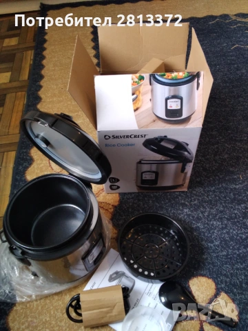  Уред за Ориз Оризоварка Оризарник, снимка 4 - Уреди за готвене на пара - 53517777