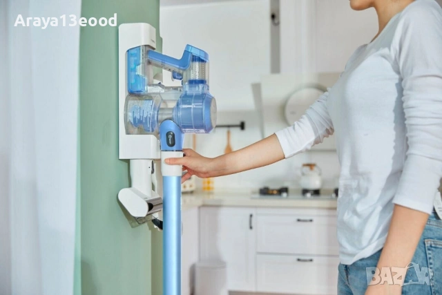 Вертикална безжична прахосмукачка Tineco Pure ONE S11, HEPA филтър, синя, снимка 3 - Прахосмукачки - 53782463