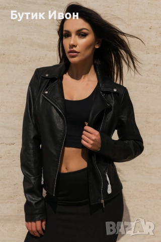 Дамско кожено яке Black Rebel, снимка 1