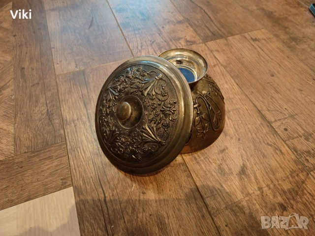 Посребрена бонбониера , снимка 6 - Декорация за дома - 52093103