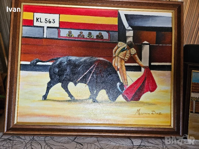 Маслени картини рисувани на пано , снимка 7 - Картини - 51213756