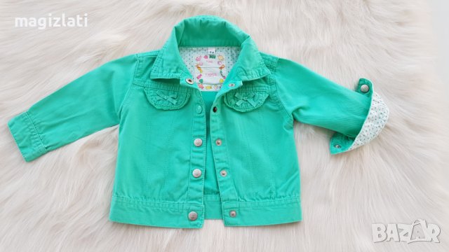 Бебешко дънково яке 6-9 месеца , снимка 10 - Бебешки якета и елеци - 42289652