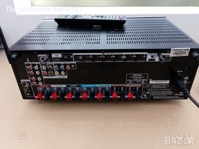 Denon AVR X 2100 WIFI, Bluetooth , снимка 7 - Ресийвъри, усилватели, смесителни пултове - 53854572