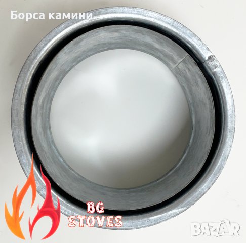 Преход двустенен (вложка за комин) - ф150 мм DURATHERM, снимка 3 - Камини - 42605619