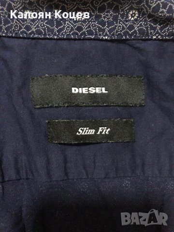 Мъжка риза на Diesel, Slim Fit, M, снимка 3 - Ризи - 44402469