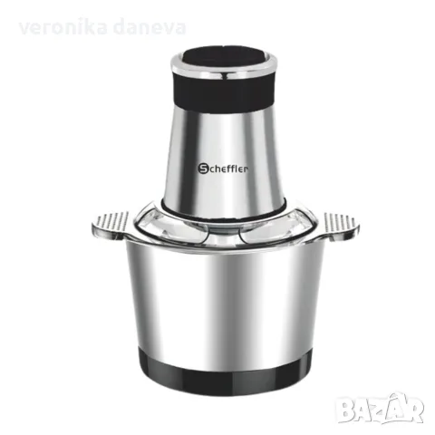 Мощен 5L електрически чопър и месомелачка – Бързо смилане на месо и зеленчуци, снимка 4 - Чопъри и пасатори - 55802944