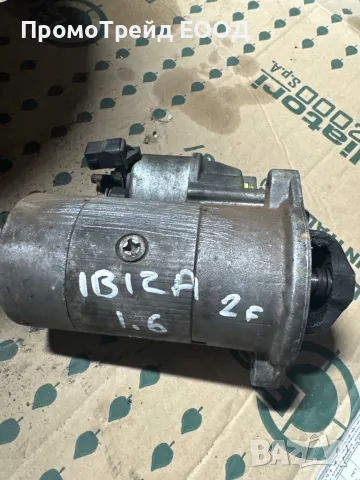 Стартер Сеат Ибиза 1.6i 101hp. Seat Ibiza Golf 3 Fabian голф фабиа, снимка 2 - Части - 48662203
