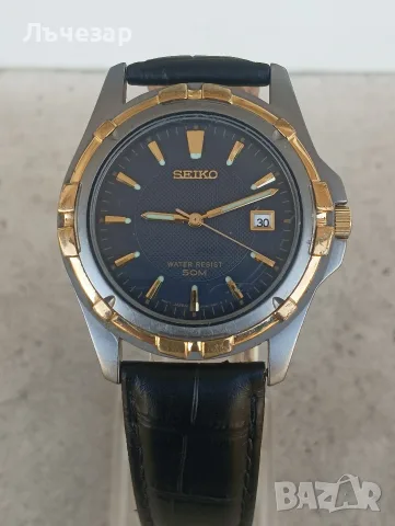 Продавам часовник Seiko-titanium quartz , снимка 2 - Мъжки - 55875960