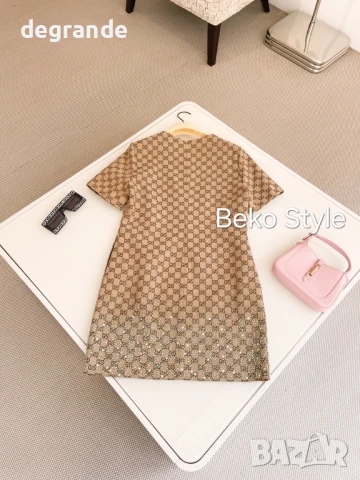 ТОП Модел рокля Gucci ВИДЕО НА МОДЕЛА, снимка 7 - Рокли - 51155938