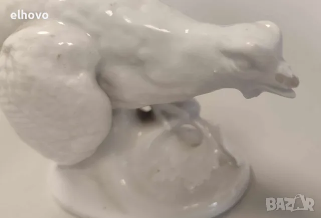 Порцеланова фигурка на глухар, снимка 5 - Антикварни и старинни предмети - 49630004