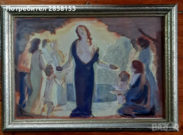 Стара картина гваш