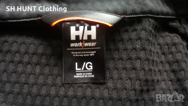 HELLY HANSEN Chelsea Evolution Stretch Midlayer Work Jacket разме L еластична работна горница W4-254, снимка 13 - Суичъри - 52037539