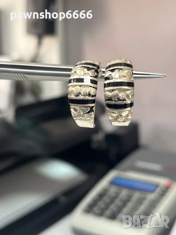 Сребърни обеци 925 , снимка 3 - Обеци - 51041776