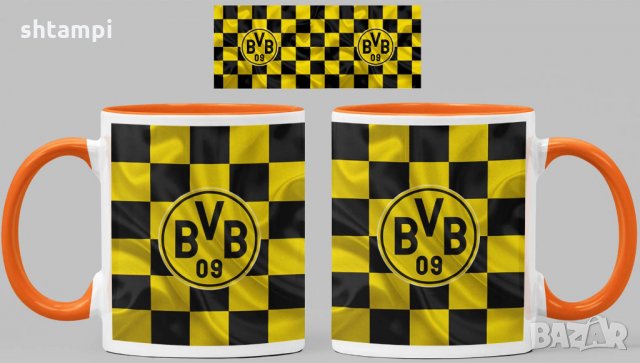 Чаша Борусия Дортмунд Borussia Dortmund Керамична, снимка 2 - Фен артикули - 34783788