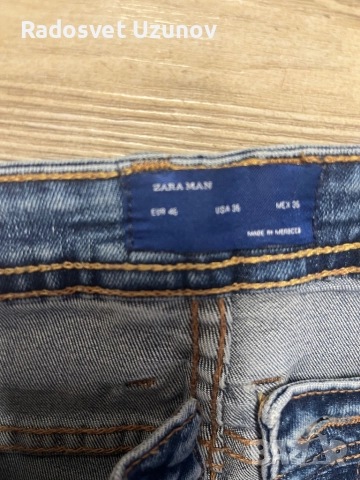 Мъжки дънки и блуза с дълъг ръкав на Zara Man, снимка 3 - Дънки - 52661527