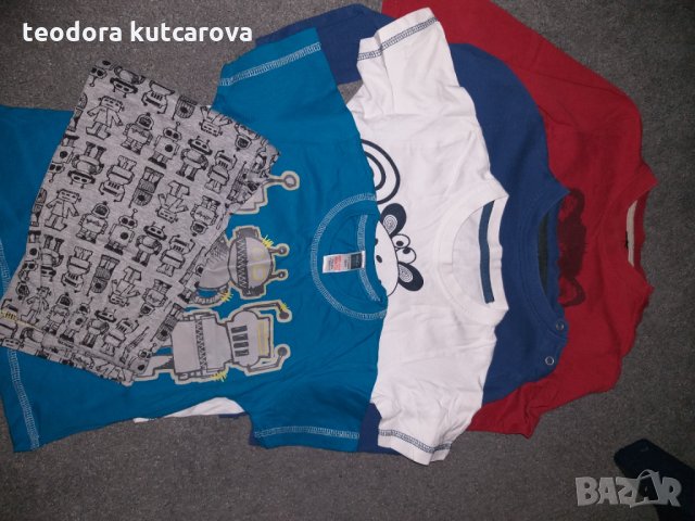 2 блузи с дълъг ръкав, 1 тениска и нова пижама
