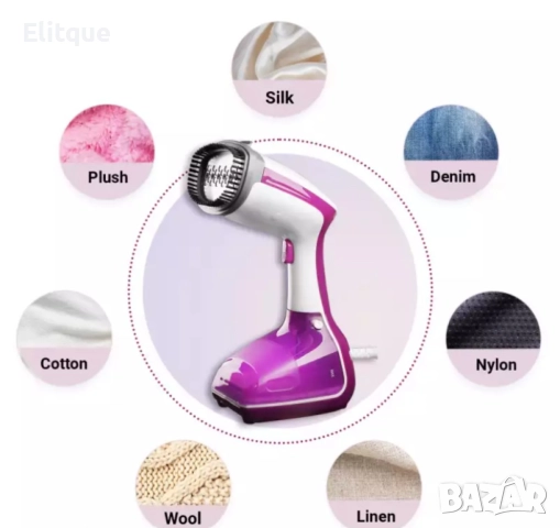 Уред за вертикално гладене с пара Voltz, 1000W, 280 мл., Бял с лилаво, снимка 6 - Ютии - 52591842