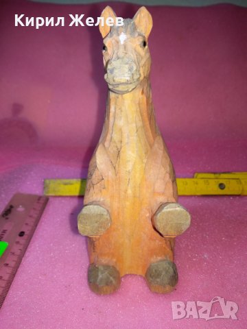 СТАРА КОЛЕКЦИОНАРСКА ДЪРВЕНА ФИГУРКА КОНЧЕ РЪЧНА ИЗРАБОТКА 42846, снимка 11 - Статуетки - 44314134