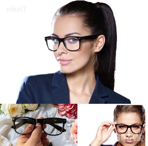 Дамски очила правоъгълни Vintage дизайн стъкла без диоптър защитаUV400, снимка 6 - Слънчеви и диоптрични очила - 27923277