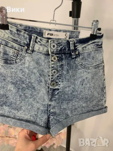 Къси дънки в размер S нови с етикет, снимка 3 - Дънки - 49600759