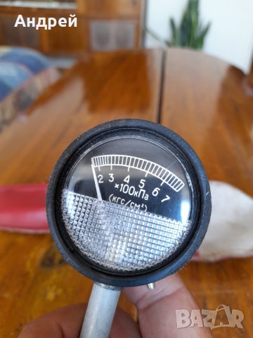 Стар манометър за гуми #3, снимка 3 - Антикварни и старинни предмети - 33901205
