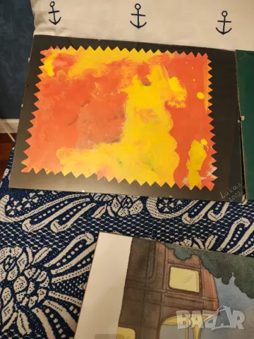 Лот картини абстрактна живопис, снимка 5 - Картини - 47884138