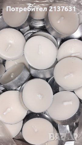 КОМПЛЕКТ 80 броя ЧАЕНИ СВЕЩИ , снимка 3 - Други - 42196075