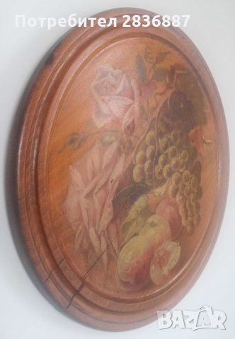 Дървена картина за стена и дървена плочка на изглед към Прага, снимка 3 - Картини - 35795033