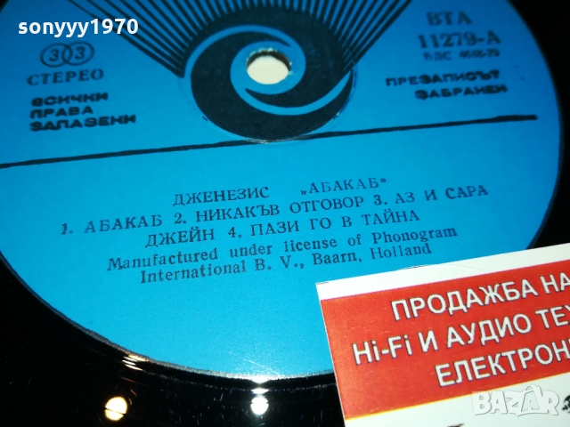 поръчана-GENESIS 1503221012, снимка 13 - Грамофонни плочи - 36109185