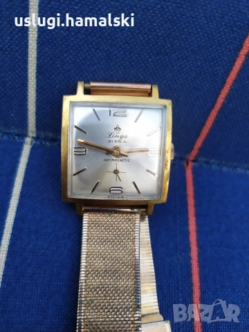 Позлатен швейцарски часовник, снимка 3 - Антикварни и старинни предмети - 53002391