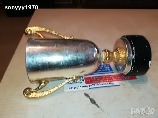 купа/ваза-инокс и злато от франция 0502231513, снимка 7 - Антикварни и старинни предмети - 39562774