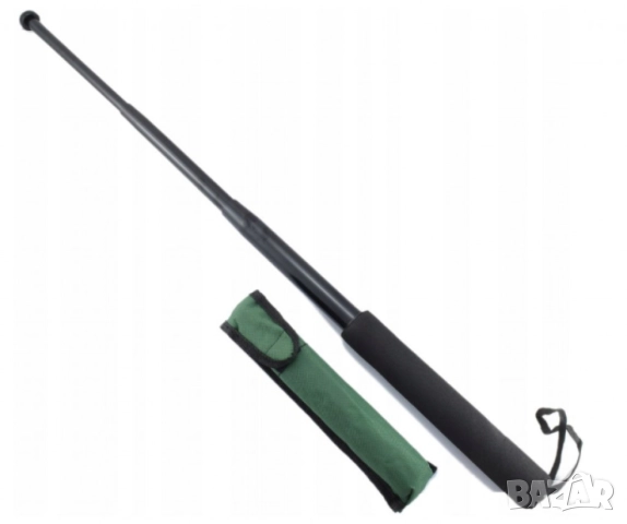 Телескопична палка с черна дунапренена дръжка и калъф, снимка 4 - Други стоки за дома - 52098529