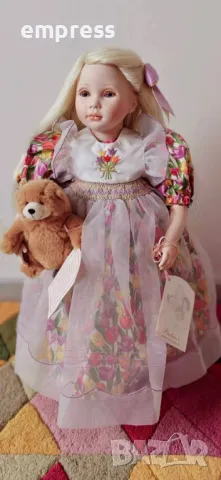 Порцеланова кукла Pauline - Carlote , снимка 6 - Колекции - 50330618